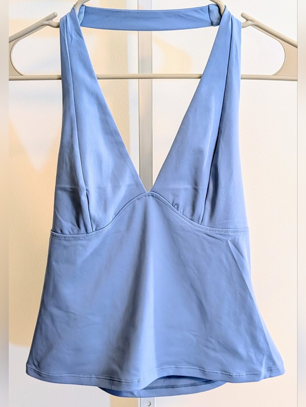 NWT Free People Still Here Halter Cami - Dusted Blue - Picture 3 of 5